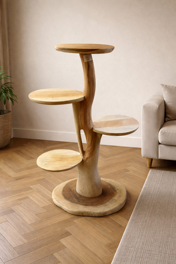 Suar houten krabpaal enkele stam 100cm