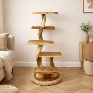 Suar houten krabpaal twin 150cm