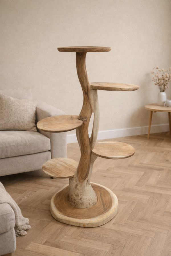 Suar houten krabpaal enkele stam 150cm